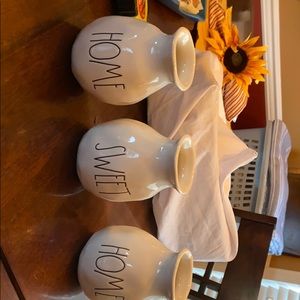 Rae Dunn Home Sweet Home Flower Vases
